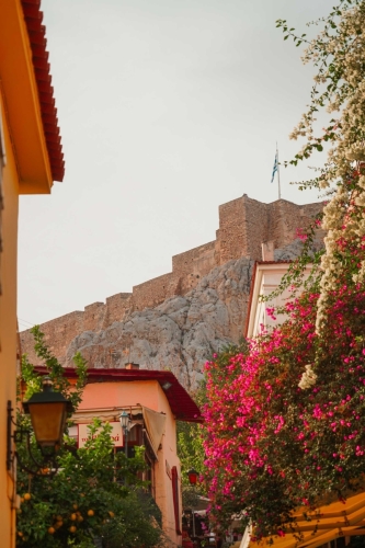 Overview of Acropolis from below