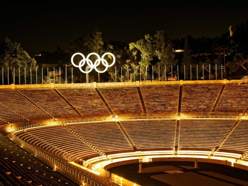 The Panathenaic stadium in Athens 