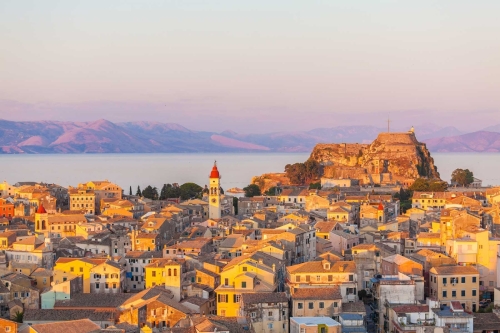 Corfu Town in Greece