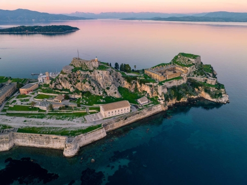 Corfu Town in Greece