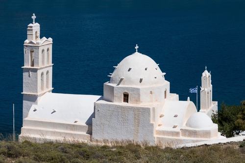 Agia,Irini,Church,,Gialos,,Ios,,Cyclades,,Greek,Islands,,Greece,,Europe