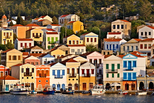 Partial,View,Of,The,Picturesque,Village,Of,Kastelorizo,,The,Only