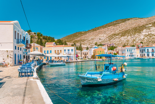 Kastellorizo,Island,(megisti,meis),,Greece,,Sunny,Day,At,The