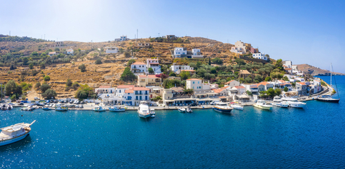 The,Small,Village,Of,Vourkari,On,The,Island,Of,Tzia,