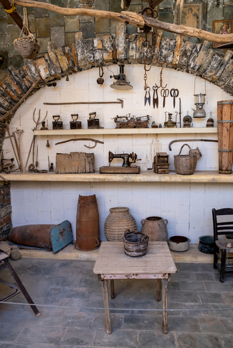Koufonisi,Island,,Cyclades,,Greece.,May,23,,2021.,Folklore,Museum,With