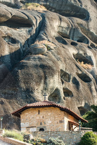 Meteora,Monasteries,,Greece.,The,Monastery,Of,Rousanou,Or,St.,Barbara