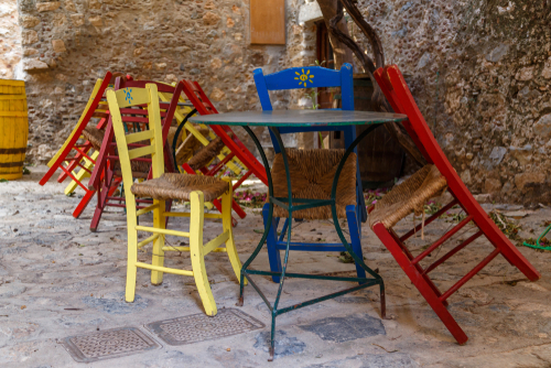 Street,Of,Picturesque,Monemvasia,Fortified,Town,,Peloponnese,,Greece