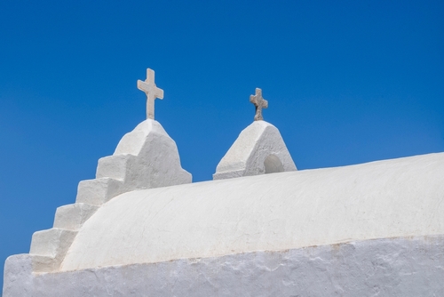 Panagia,Paraportiani,Church,In,Mykonos,Old,Town,,Mykonos,,The,Cyclades,