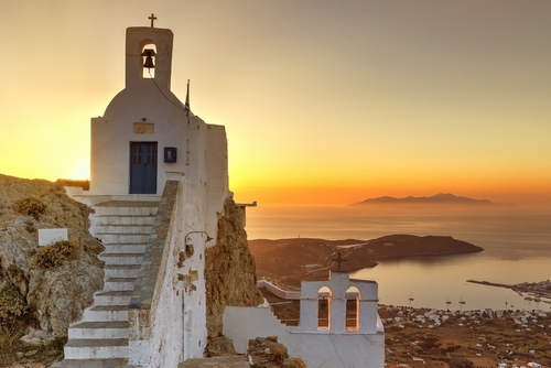 The,Sunrise,From,The,Churches,Agios,Konstantinos,And,Agios,Ioannis
