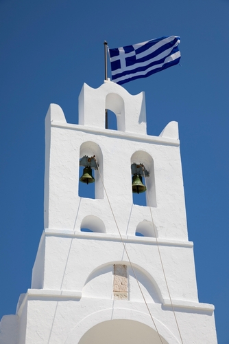Bell,Tower,Of,Chrisopigi,Monastery,,Chrisopigi,,Sifnos,,Cyclades,,Aegean,Sea,