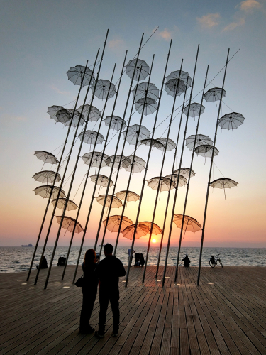 The,Umbrellas,Of,Thessaloniki,,Important,Sightseeing,Destination,Of,Thessaloniki,,During