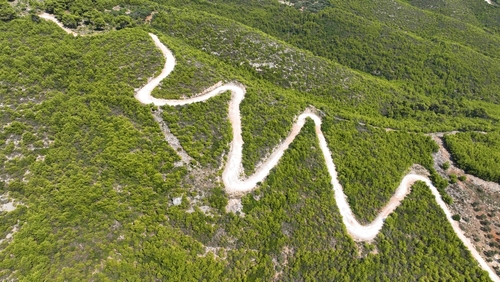 Aerial,Drone,Photo,Of,Beautiful,Nature,Near,Famous,Caves,Of