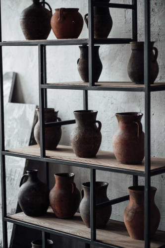 pottery vases